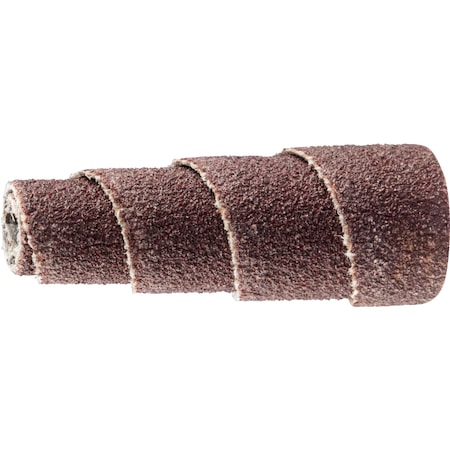 Pferd 3/8" x 1" Cartridge Roll, 1/8" AH - Full Taper, Aluminum Oxide 120 Grit 41803